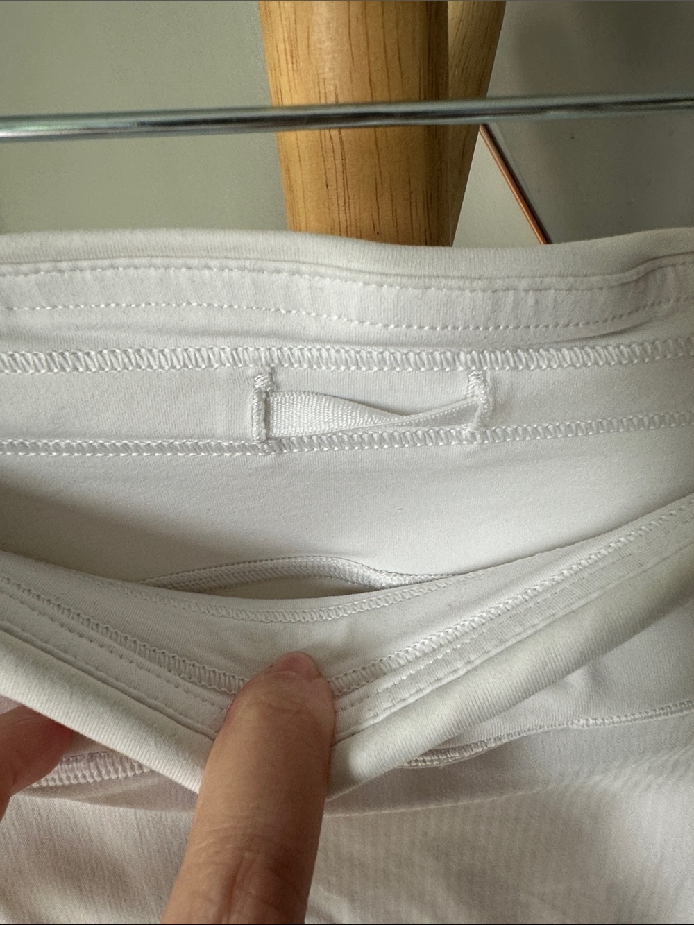Lululemon Pace Rival Skirt White Classic Ruffles Tennis Running Yoga Size 12 - Picture 8 of 16